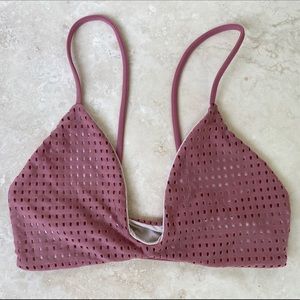 ACACIA Pupukea top in Orchid Mesh, size L